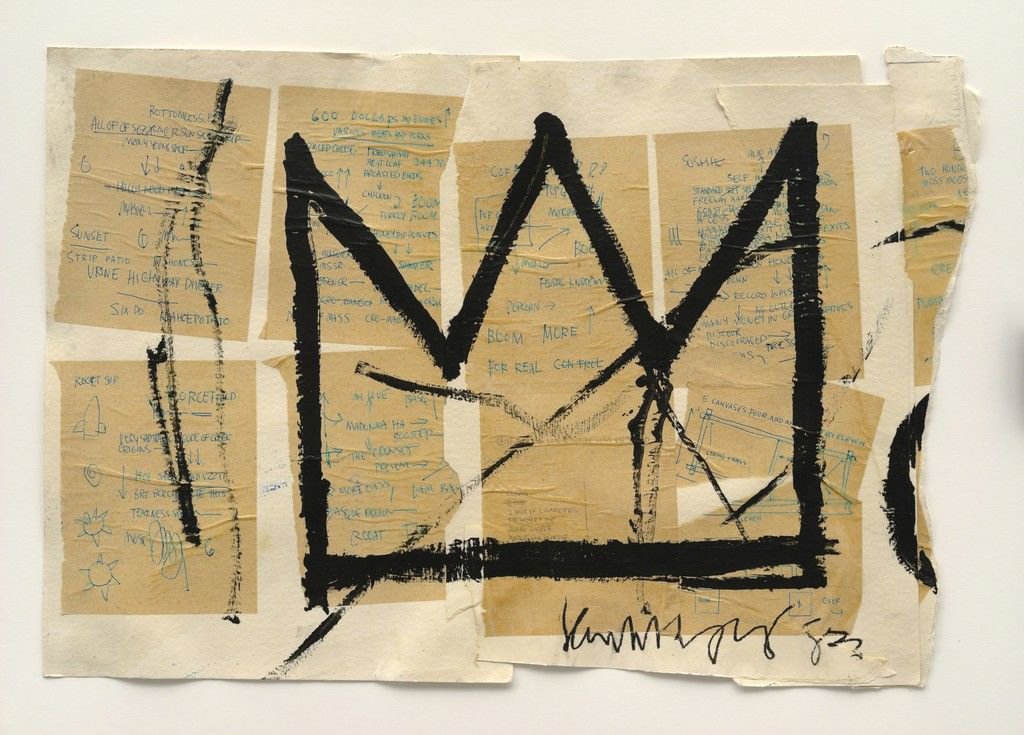 Untitled, 1982 (Crown) in Detail Jean-Michel Basquiat